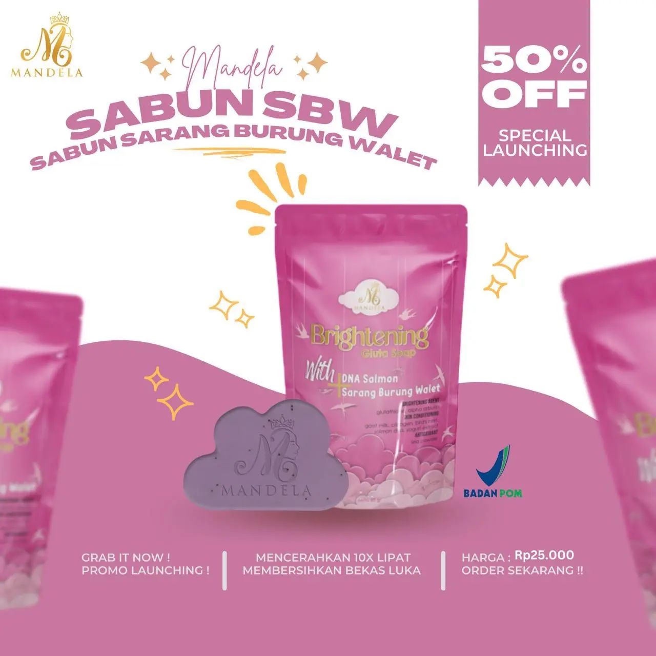 Sabun SBW By Mandela Pencerah Soap