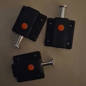 Grendel Tekan / Pencet Otomatis Coklat Putih Hitam Grendel Pengunci Pintu