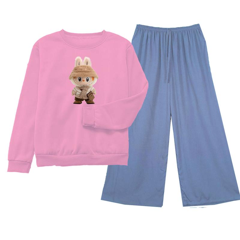 Product Introduction of BAJU LABULABU VIRAL Setelan Oblong Lengan Panjang Anak Remaja 9-16Tahun Baju Fashion Celana Pakaian 29