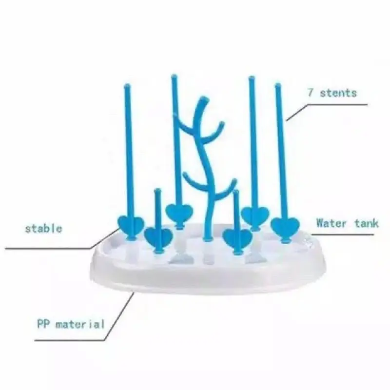 Rak Pengering Botol Susu Bayi / Rak Tirisan Botol Susu / Rak Tirisan Gelas / Rak pengering Gelas / Baby Bottle Drying IJN