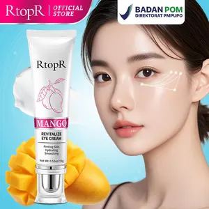 RtopR 【BPOM】Mangga Krim Mata Anti Keriput Kantung mata Perawatan KulitLingkaran Hitam Anti-Penuaan Pelembab Firming Facial Eye Skin Mango Revitalize Firming Eye Cream