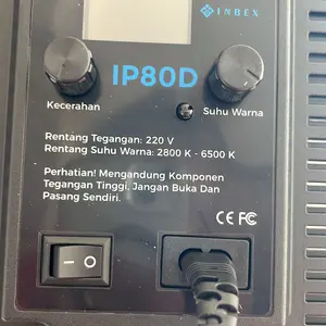 【COD】INBEX Lighting konten lampu konten 3 warna (2800-6500K) Layar LED yang Dapat Disesuaikan Untuk Video&Vlog&Livestream