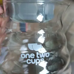 Coffee Server V60 One Two Cups Teko Kopi Kaca Tahan Panas Borosilicate Glass