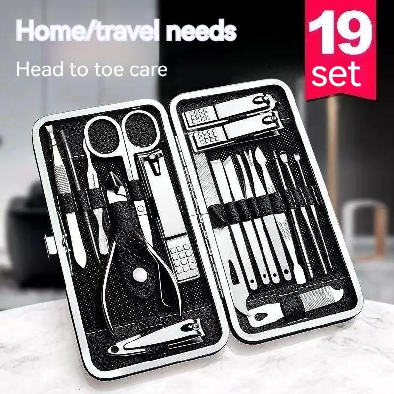  Bộ Dụng Cụ Cắt Móng Tay 19 Miếng Kéo Cắt Móng Tay Chéo Để Cắt Tỉa Chân Đào Tai Bộ Làm Móng Thìa Hàng Mới Về 