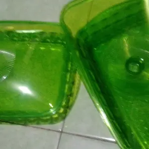 3 Pcs Nampan Saji segi panjang jumbo serbaguna / nampan saji bahan akrilik tebal anti pecah foodgrade BPA Free