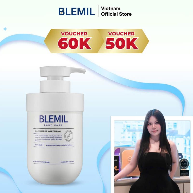 Ủ Hỗ Trợ Dưỡng Trắng Da Body 577 Blemil Niacinamide Whitening Mask 500g