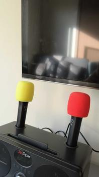 Product Review of [Buy 12 Get 18] Mic Cover Sponge for JazPiper Professional Microphones from E**e K** 0