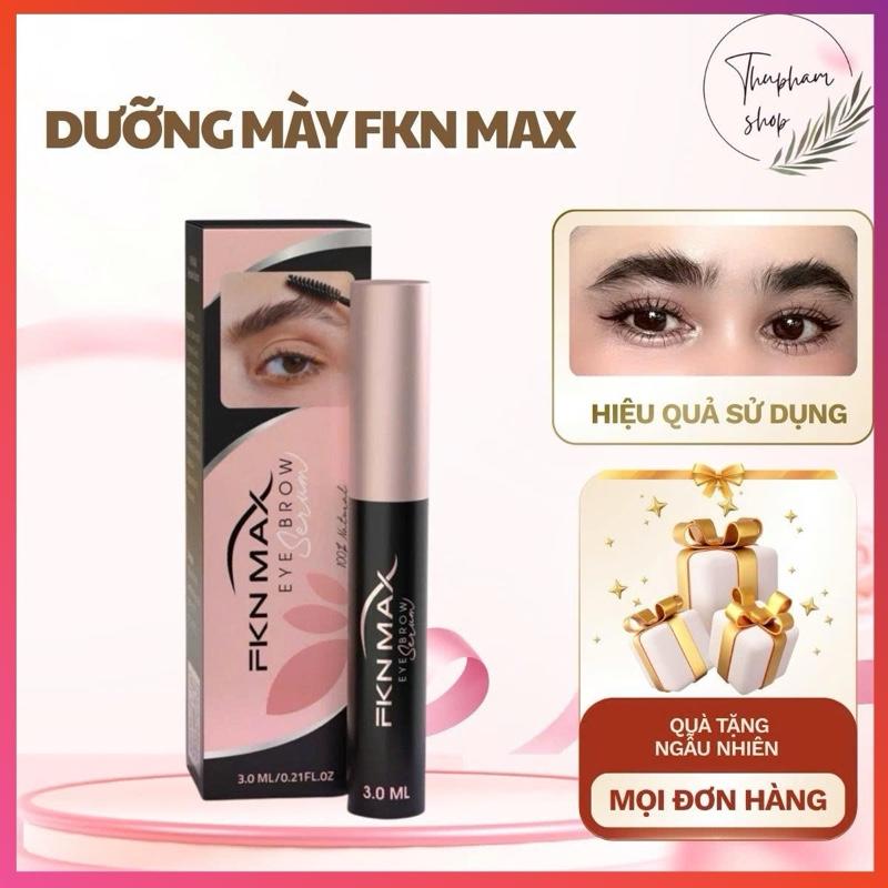  dưỡng lông mày FKN max dung tích 3ml serum hỗ trợ nuôi dưỡng đen và rậm lông mày   có kèm quà tặng   Mỹ Phẩm Cosmetic 