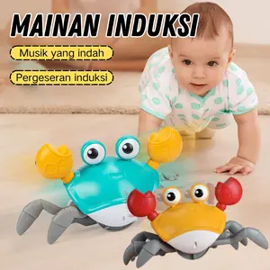 Mainan Pendidikan Anak: Kepiting Kreatif dengan Warna yang Menarik, Fitur Smart Protection, Material Bahan Pangan Aman & Stimulasi Motorik - Hadiah Ideal untuk Anak Kecil