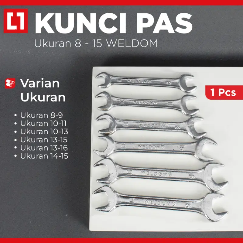 Kunci Pas Mur ( 8-9  10-11  10-13 13-15  13-16  14-15 ) - Weldom 0