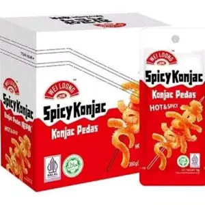 Wei Loong Spicy Konjac Mala Pedas Cemilan 20 x 18 grm Berat Bersih 360 G