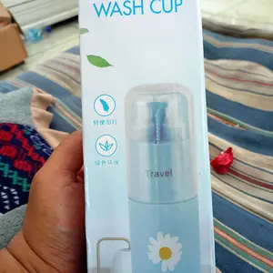 KAISEN Travel Toiletries Kit Set Murah Portable Toiletries Cup/ Tempat Perlengkapan Mandi Tempat sikat gigi /Toiletries Kit Botol Travel Portable Tempat Perlengkapan Mandi