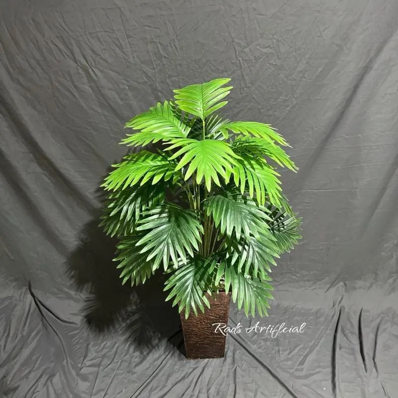 Pohon palem x24 artificial pot kayu Tanaman