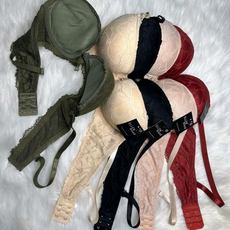 combo 1 - 3 áo nâng ngực nữ . áo lót nữ phối ren có gọng mút dày nâng ngực 4cm A20 Nữ Bra Women