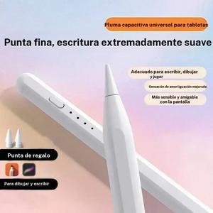Pluma táctil universal compatible con tabletas y teléfonos iOS y Android, puntas multicolor, pluma capacitiva para dibujar y escribir