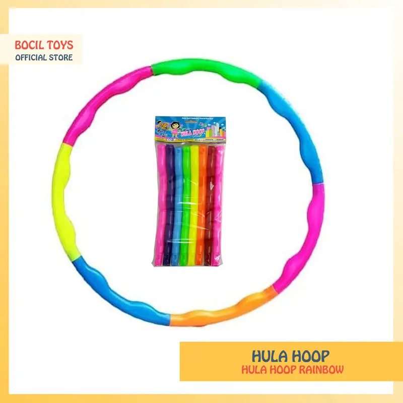 BISA COD Mainan Anak Hula Hoop Harga Murah Bahan Plastik Premium Cocok untuk Kado 0