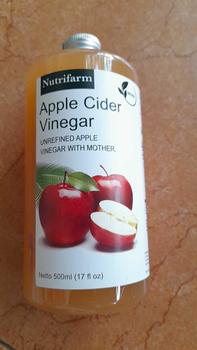 Product Review of NUTRIFARM CUKA APEL 500ML WITH MOTHER CUKA APEL 500 ML organik from r**a z**n 3