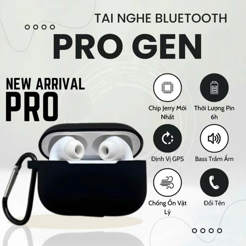 Tai Nghe PRO GEN 6 Chip 1562 Pin 8H, 2 Cáp Sạc, Núm Thay Thế, Bảo Hành 6 Tháng…