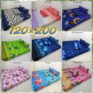 Sprei dan Sarung Bantal 120x200 Motif Unik dan Nyaman untuk Tidur