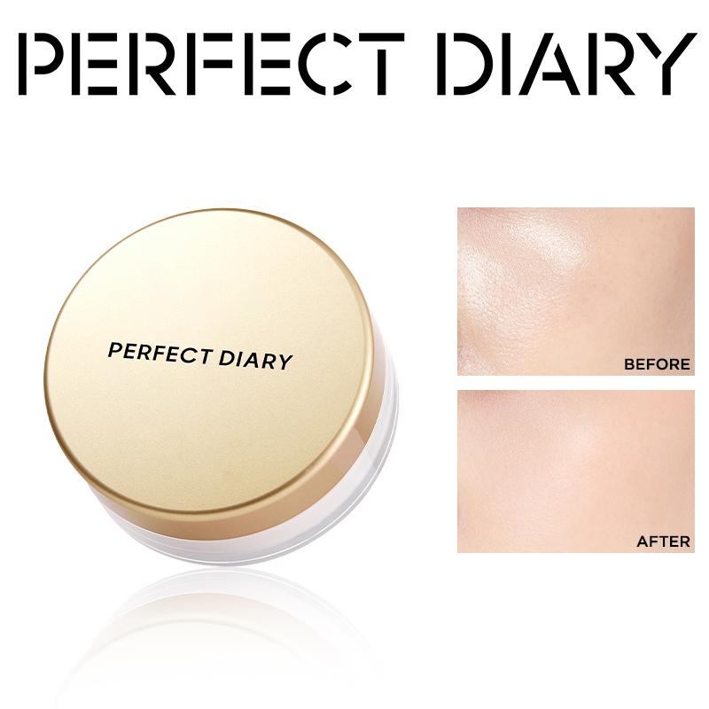 PERFECT DIARY Phấn phủ kiềm dầu chống thấm nước kiểm soát ,với 4 màu tùy chọn,giữ lớp nền lâu trôi,7g phan phu