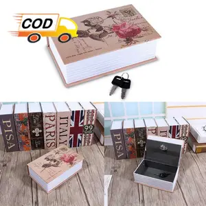 Buku Brankas Novel Size S Kotak Penyimpanan Rahasia Brangkas Box Mini Uang Kunci Perhiasan Emas Dokumen