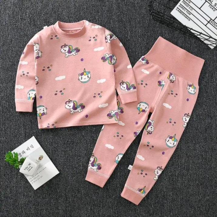 KCAD (07-13) PIYAMA ANAK KIDS PAJAMA BAJU TIDUR KATUN SLEEPWEAR PAKAIAN TIDUR Fashion BAJU RUMAH ANAK
