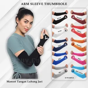 Manset Tangan Handsock - for Unisex Outdoor Pelindung Lengan Manset UV protection Hiking Olahraga Model Terbaru
