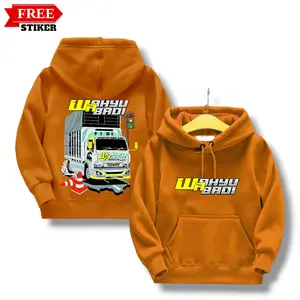 WAHYU ABADI Jaket Sweater Hoodie Anak Truk WAHYU ABADI Bahan Flecee Nyaman Size M-XXXL untuk Usia 2-14 Tahun Jaket Murah Jaket Hoodie Anak - Fashion