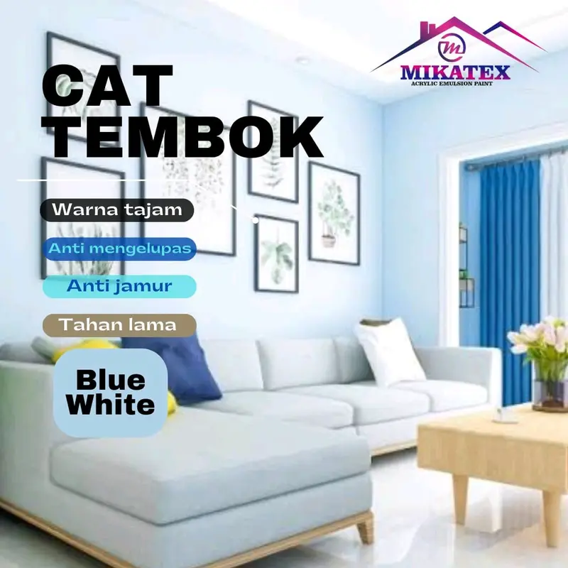 CAT TEMBOK WATERPROOF 20kg. Cat Pelapis Anti Bocor Setara Aquaproof, Glossy Paint Putih dll 7