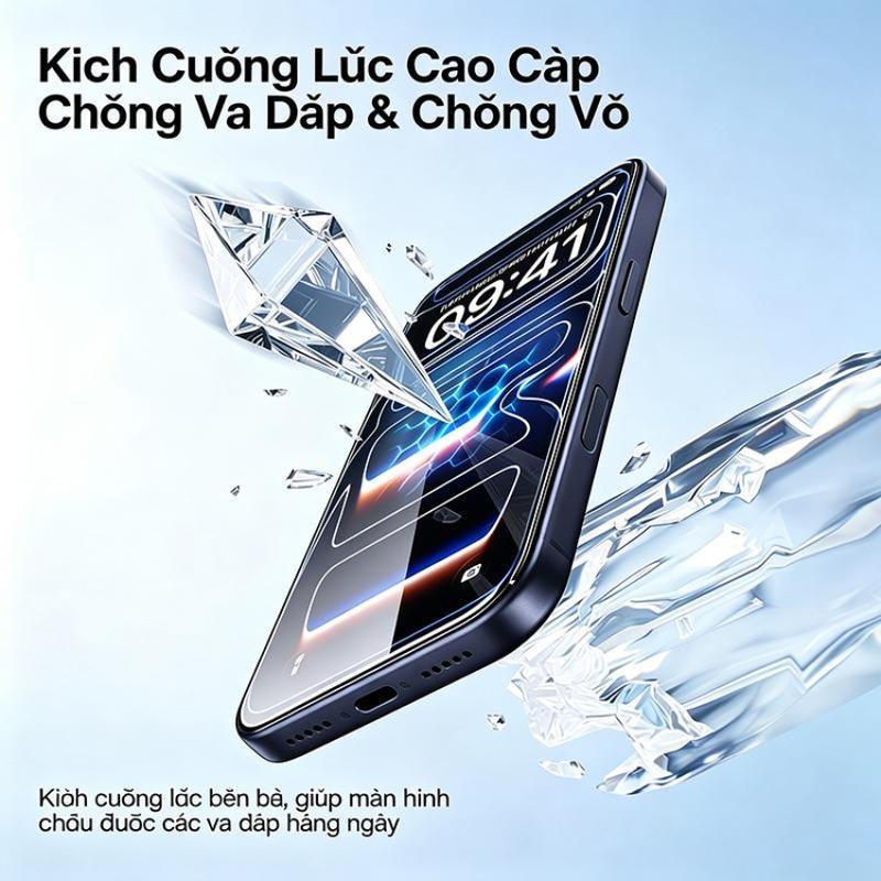 Màn Hình Bảo Vệ Bằng Kính Cường Lực Cho IPhone 11, 16, 15, 13, 14, 12 Pro Max,…