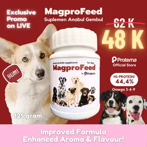 MAGPROFEED - VITAMIN ANJING 125GR | Penggembul Anabul, Boost Penambah Nafsu Makan, Melebatkan Bulu, Cegah Kerontokan