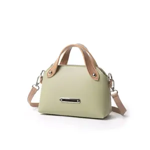 Tas Miniatur Mini Wanita Minimalis Simpel Elegan Selempang Muat Hanphone kecil Ukuran Tas Kecil 16x6x12cm Bahan Sintetis Tebal Lembut Kulit