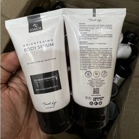 NEW D'SAVIOR MINI BODY SERUM  BRIGHTENING FOR ALL SKIN TYPE DSAVIOR 50 ml-D'SAVIOR TRAVEL SIZE 0
