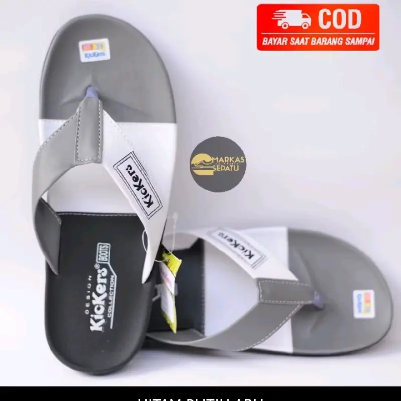 Sandal Jepit Pria Kickers Original Distro Terbaru Sendal Karet 2