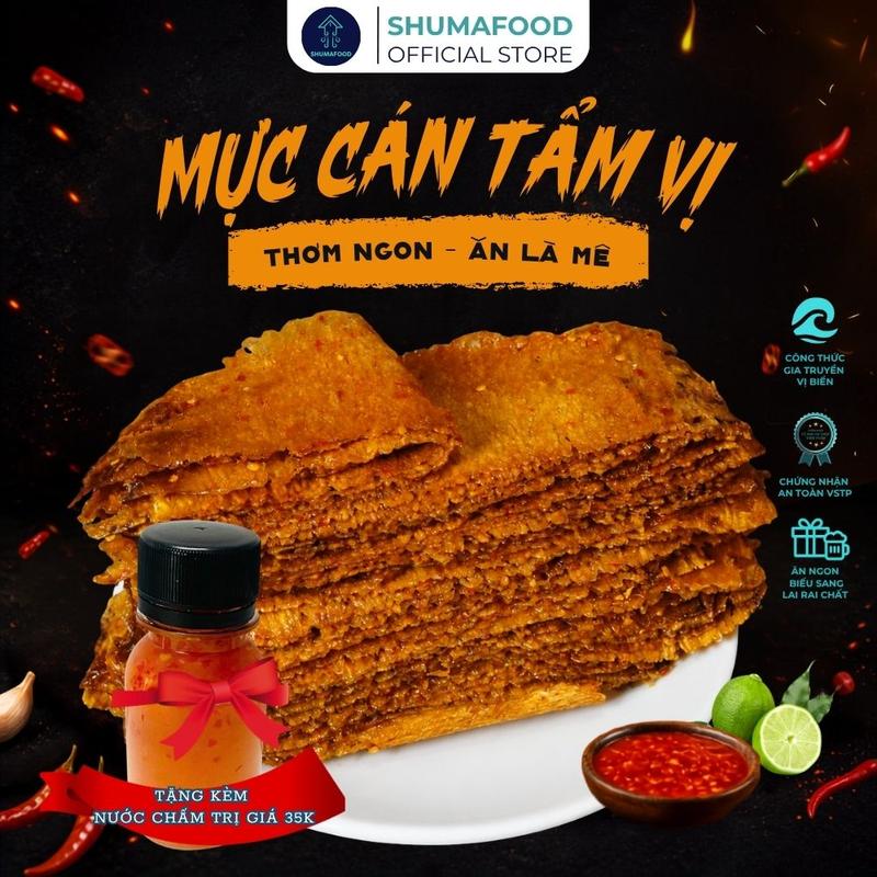Khô Mực cán tẩm gia vị ShumaFood đặc sản Nha Trang dày cơm dai ngon ngọt hậu…
