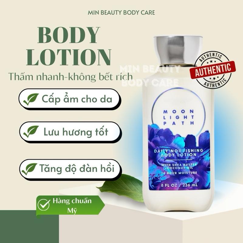 Body Lotion dưỡng ẩm da hương nước hoa MOON LIGHT PATH tựa mùi phấn em bé 236ml B.B.W