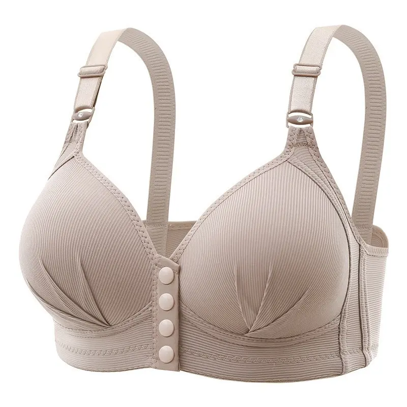 BH088 Bra Wanita Seamless Push Up Kancing Depan Tanpa Kawat Elegan 338