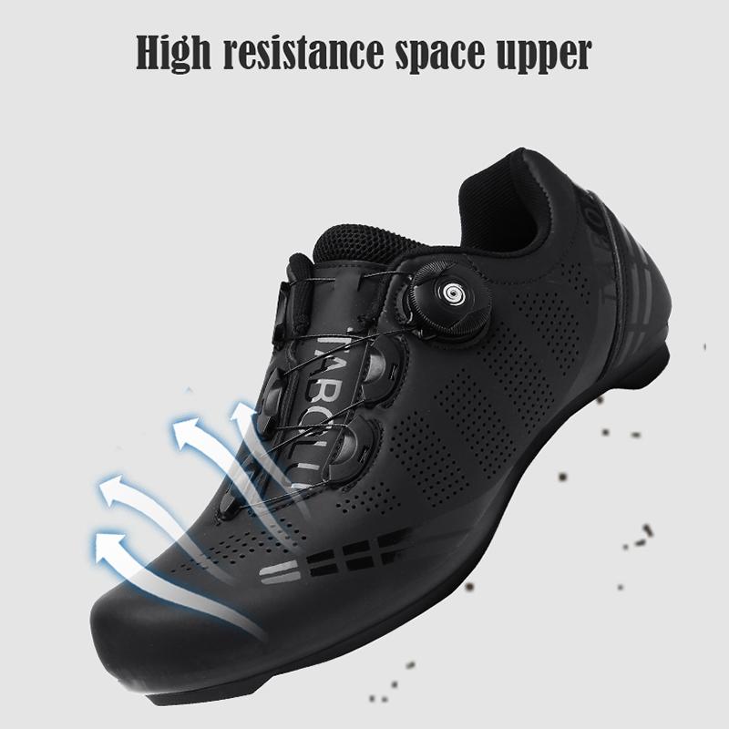 COD Ultralight Carbon Fiber Cycling Shoes Cleats Shoes Non-slip Road Bike Shoes Breathable Self-Locking Pro Racing Bicycle Shoes Cleat Shoes 1