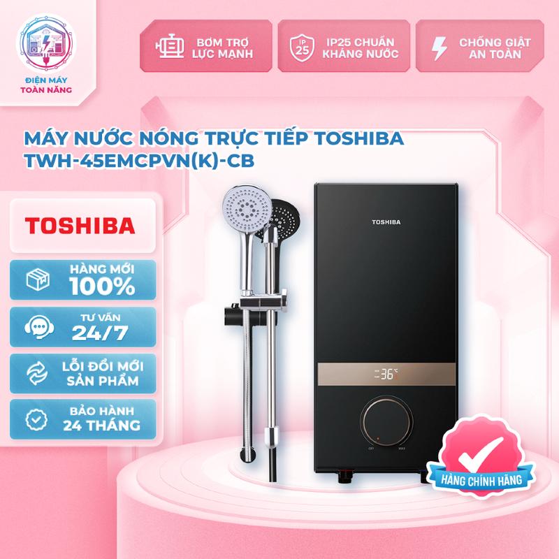 TWH-45EMCPVN -CB - Máy Nước Nóng Trực Tiếp Toshiba TWH-45EMCPVN -CB 4500W Có…