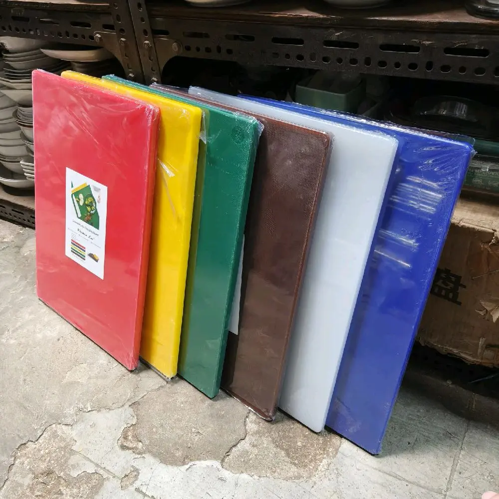 TALENAN PLASTIK WARNA WARNI 50 x 35 cm TEBAL 1.8 cm FOOD GRADE HIGH QUALITY MANTAP Cutting Board Martabak Makanan Sayur Daging Cut Chopping Board