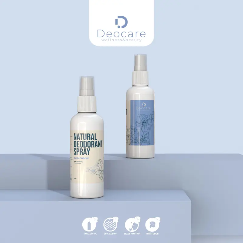 DEOCARE DEODORANT SPRAY TAWAS DEOCARE PENGHILANG BAU BADAN 60 ML AMPUH 2