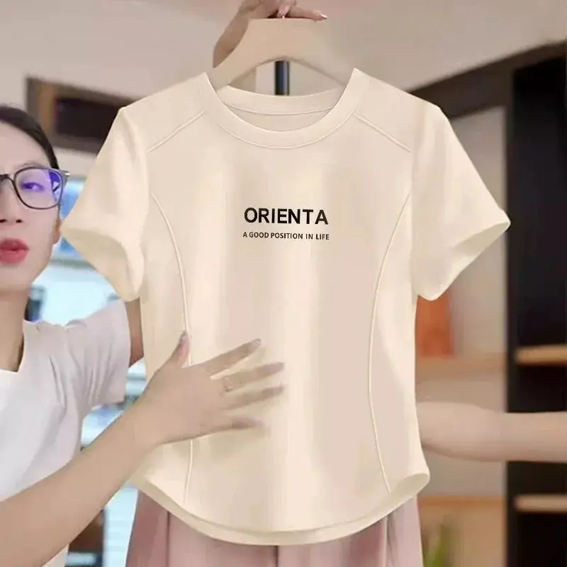 Baju Wanita Oblong - Bahan Spandek Distro - Baju Lengan Pendek - Atasan - Baju Kasual - T-shirt COD