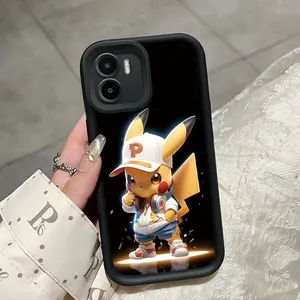 Casing Hp Xiaomi Redmi A1 Redmi A2 Case HP Casing pola topi imut bodoh casing ponsel Softcase lunak Kesing pelindung silikon baru