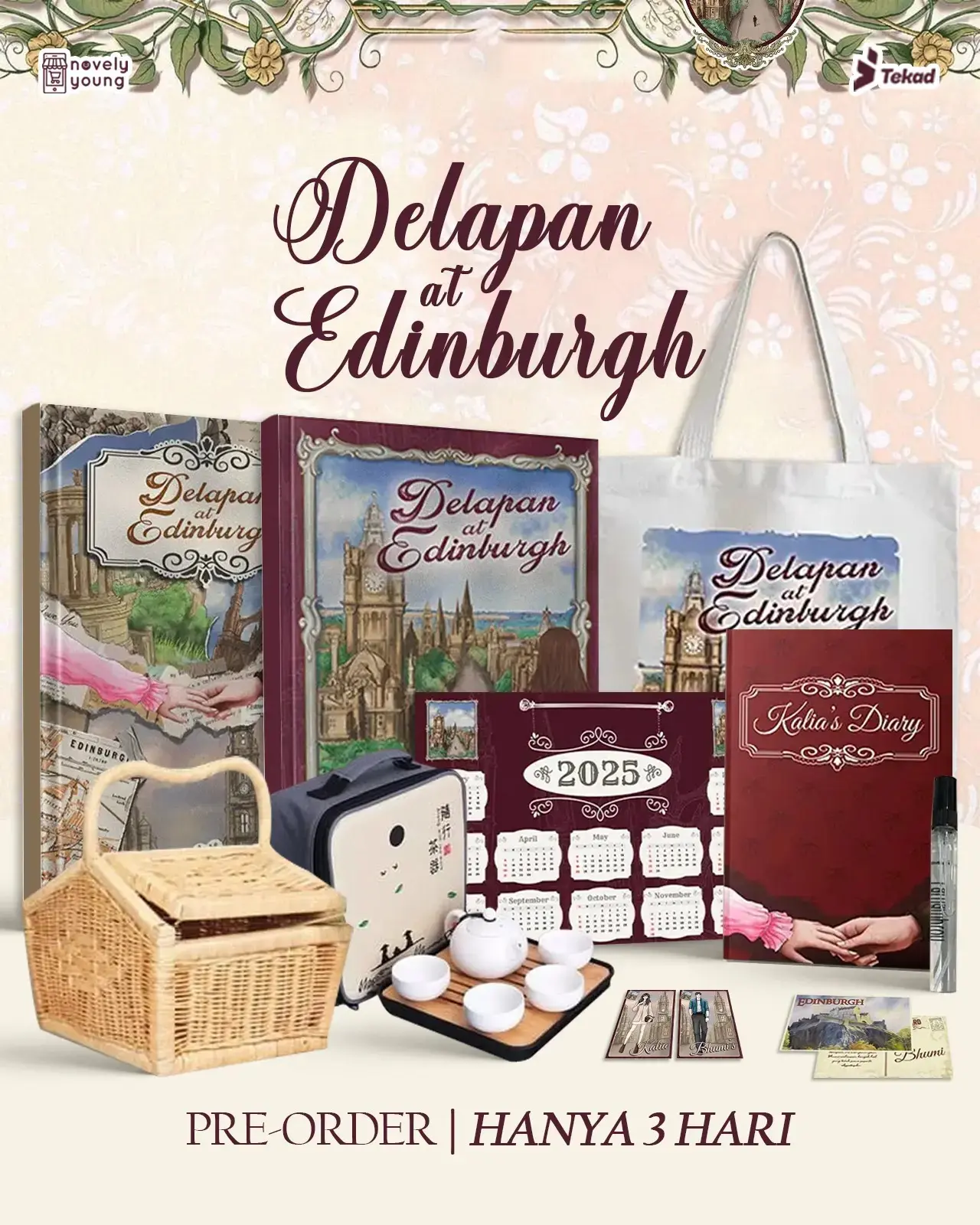 Novel Delapan At Edinburgh by Chai - Tekad X Akad