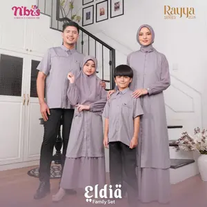 NIBRAS SARIMBIT 2026 ELDIA FAMILY SET LAVENDER MIST