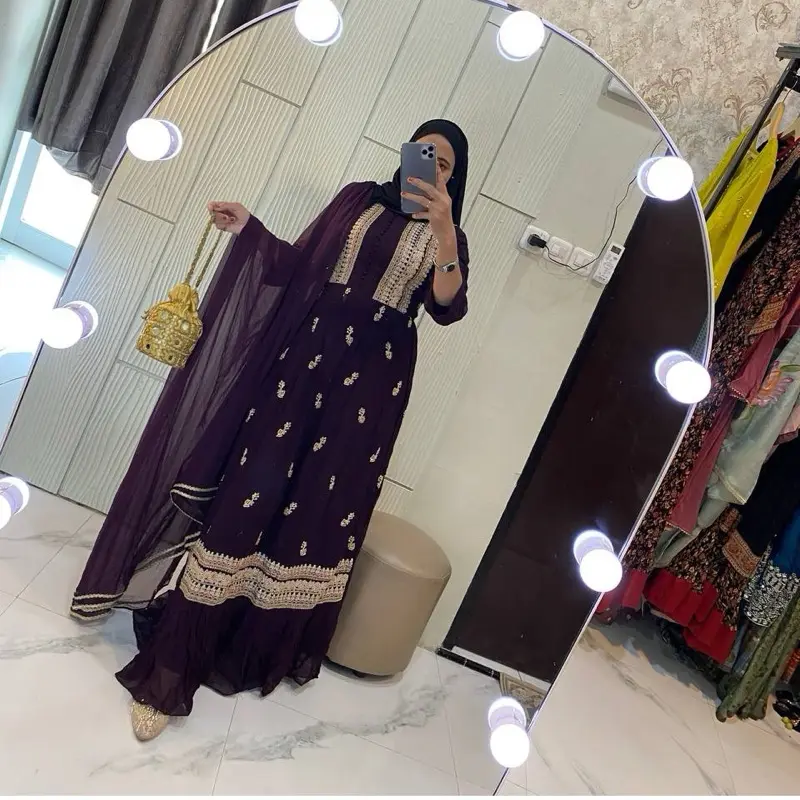 DRESS INDIA  PREMIUM  ORI BURGUNDY 1