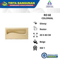 Gambar TRISENSA Roster Keramik RO 6E Colonial 20x40cm Beige KW A Ventilasi Minimalis untuk Sirkulasi Udara Baik dan Estetika Menarik - Tanpa Packing Kayu (Instan) dari Tirta Bangunan Kota Depok 4 Tokopedia