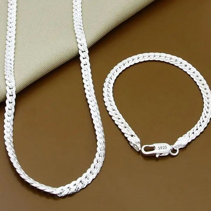 Package Set, 925 sterling silver, 2 pieces, 6mm full side range, ring, for women and men, suitable for wedding gift jewellery  set bracelets  men couple  ring crochet  keychain om  necklace lovisa  necklaces italian  charm indian  jewellery far  east tenn