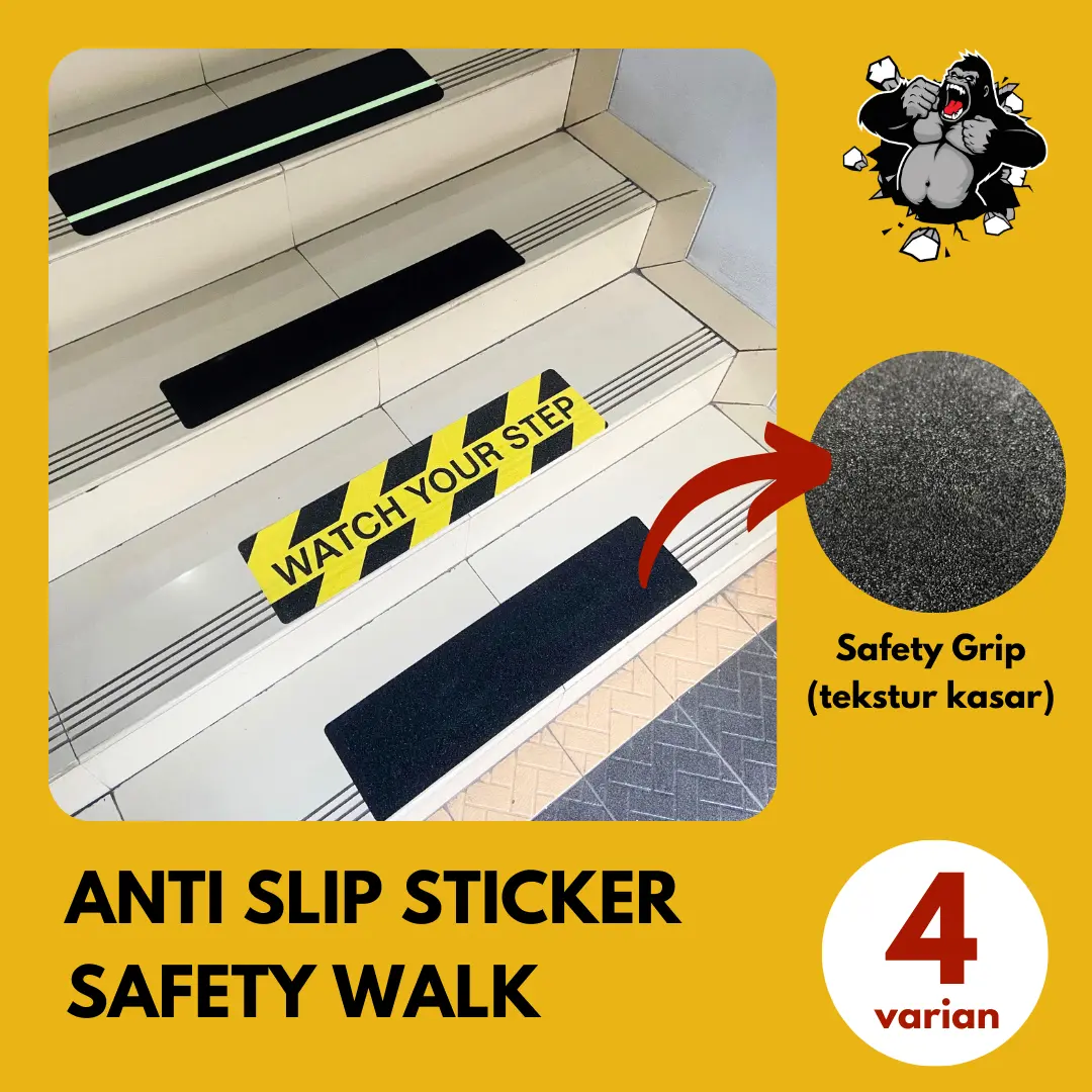 Anti-slip Sticker Kasar Abrasive Tape Safety Walk untuk Anak tangga dan Lantai anti licin Indoor Outdoor