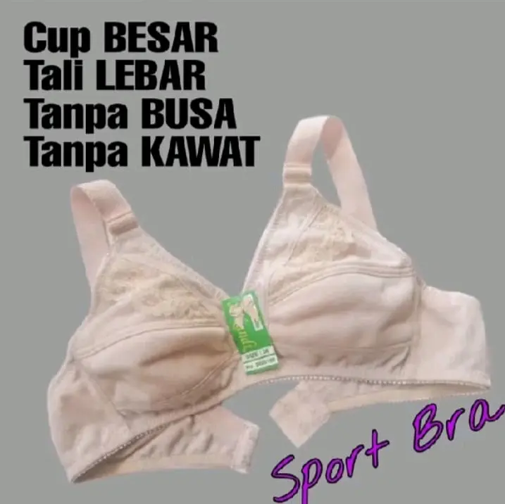 BH SRIKANDI CUP TALI BESAR // BH PLUM JUMBO TANPA BUSA TANPA KAWAT 6